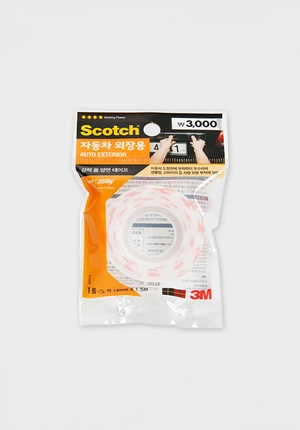 3M 스카치 강력 자동차 외장용 폼 양면테이프 18mmx1.5m