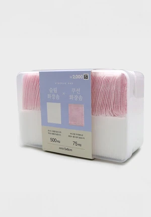 케이스 2종 화장솜 575매입