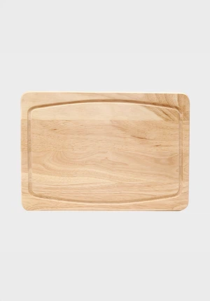 고무나무 도톰한 도마 34 X 24 cm