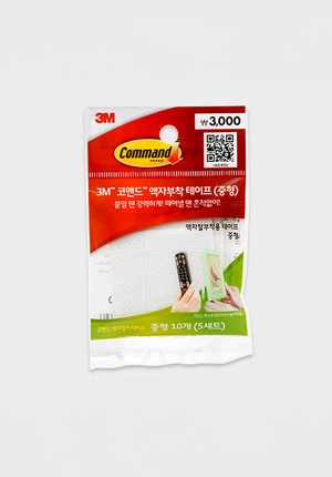 3M 코맨드 찍찍이 테이프 중 10개입 5세트