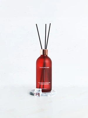 컬러 부식 유리병 디퓨저 240ml (블랙체리향)