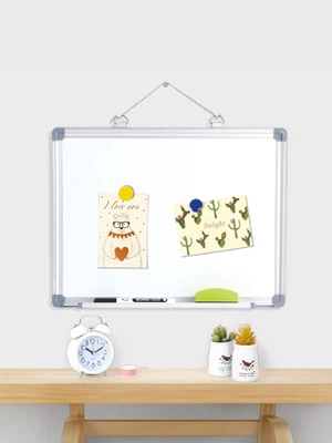 알루미늄 프레임 화이트보드 50x35cm