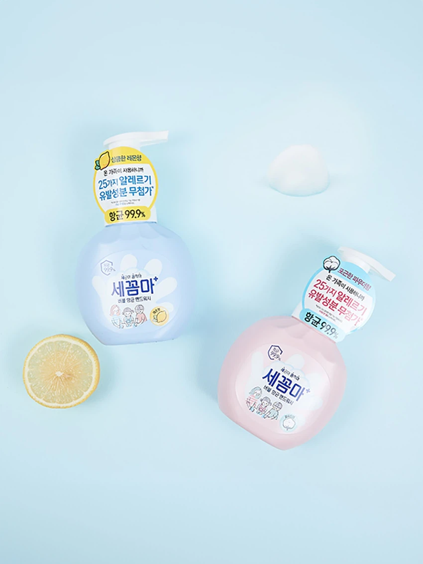 세꼼마 버블 항균 핸드워시 250 ml 레몬 향