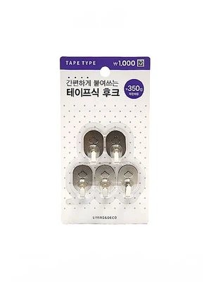심플 스틸 타원형 행거 5개입