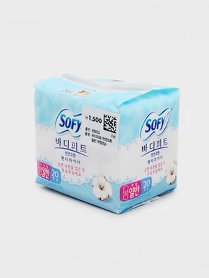바디피트 천연코튼 일반 무향 20P