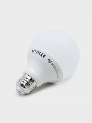 번개표 LED 볼 전구 10W 주광색