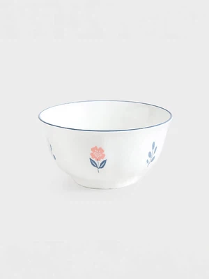 플라워 라인 대접 14cm