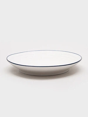 뉴본 양각 블루 라인 접시 20 cm