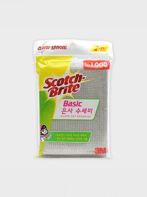 스카치 브라이트 베이직 은사 수세미 2개입