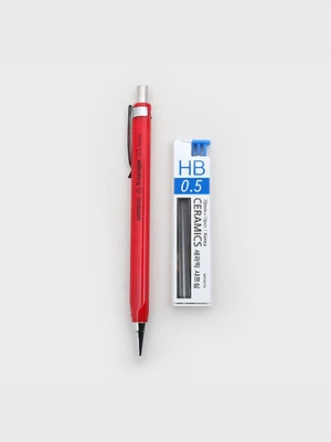 칼라 삼각 샤프 0.5mm (원색)