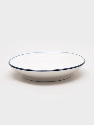 뉴본 양각 블루 라인 접시 14 cm