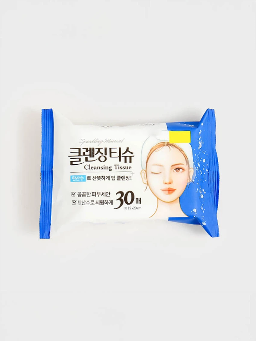 탄산수 클렌징티슈 30매
