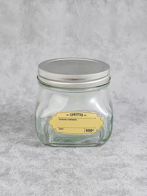 글라스락 사각 저장용기 500ml