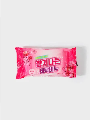 섬유유연제 세탁비누 로즈향 250g