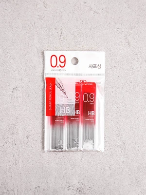 샤프심 (0.9mm/HB) 3개입