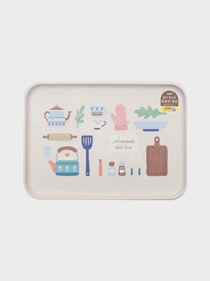 밀함유 쟁반 34x24cm
