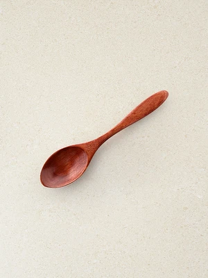 천연 옻칠 참나무 숟가락 18.5cm