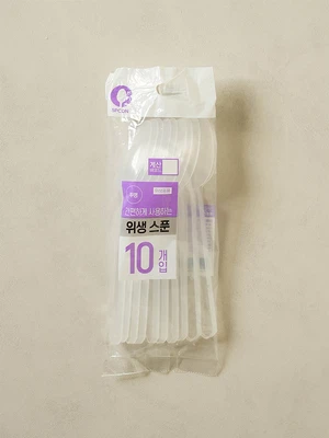 위생 숟가락 10개입