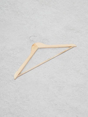 나뭇결 목재 옷걸이 7P