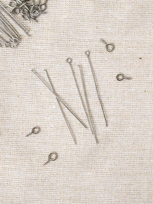 비즈 부자재 세트 9자나사(5mm,6mm),T핀,9핀