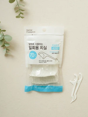 지퍼백 치실 70개입