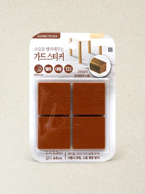 사각 가드 스티커 대 12P 
