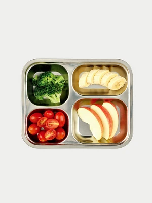 스텐 4칸 식판