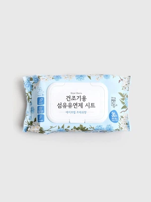 건조기 전용 섬유유연제 시트 에이프릴 프레쉬향 30매