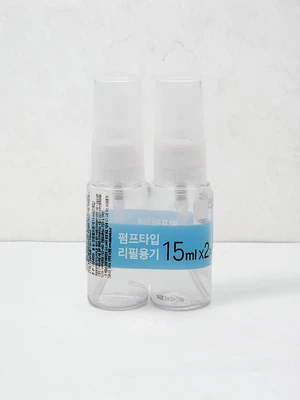 원형 펌프 용기 15 ml 2P