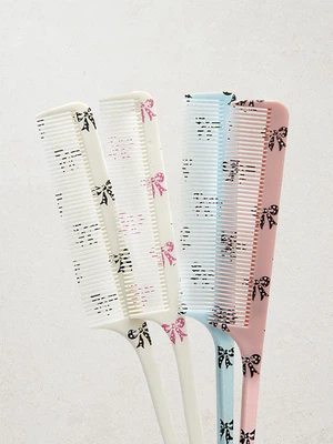 소녀 리본 꼬리빗