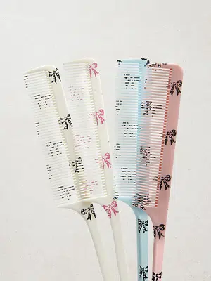 소녀 리본 꼬리빗
