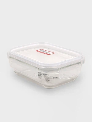 내열유리 직사각 밀폐 용기 1L 화이트