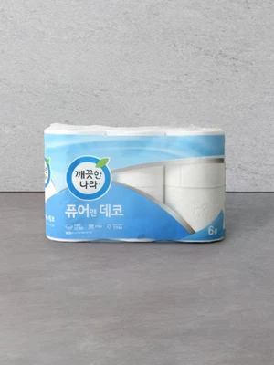 깨끗한나라 퓨어앤데코 27mX6롤