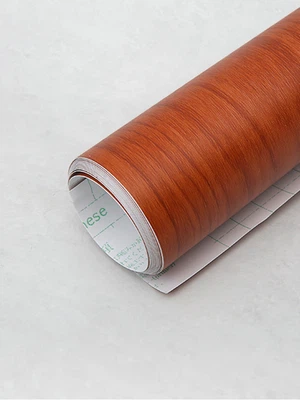 무늬목 리폼 띠 벽지 10X180cm 내추럴 월넛