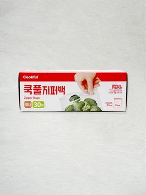 쿡풀 지퍼백 미니 30매