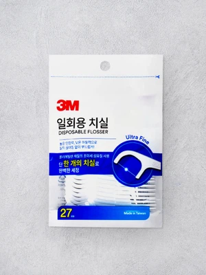 3M 싱글 라인 일회용 치실 27P