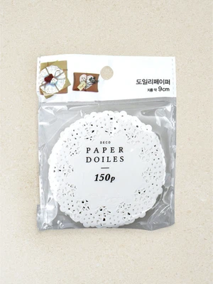 원형 도일리페이퍼 9cm 150매입