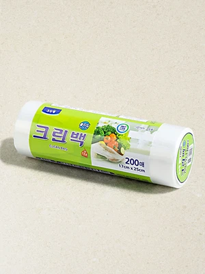 크린랲 크린백 롤타입 200매 17X25cm