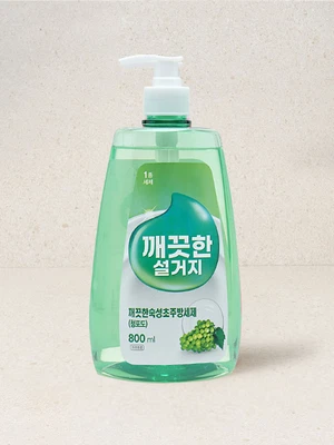 깨끗한 숙성초 주방세제 청포도향 800ml