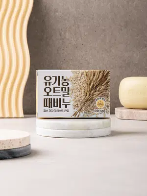 셀그린 유기농 오트밀 때 비누 100g