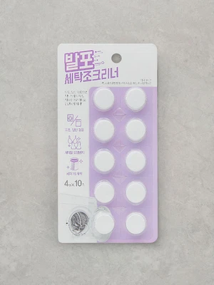발포 세탁조 클리너 4g 10P