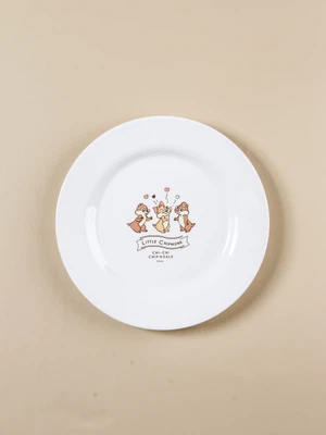 디즈니 칩앤데일 디저트 멜라민 접시 25cm