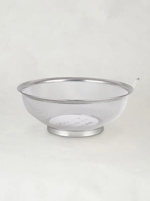넓은 테두리 고리 부착 채반 대 25cm