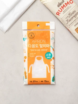 다용도 비닐 앞치마 소형 3매입