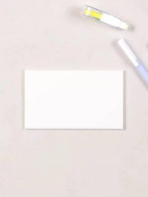 투명 PET 점착 메모 125 X 75 mm 50매입