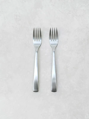 스텐 디저트 포크 2개입