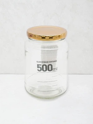 다용도 유리 저장용기 500ml