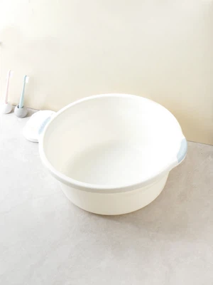 손잡이 대야 아이보리 40 cm