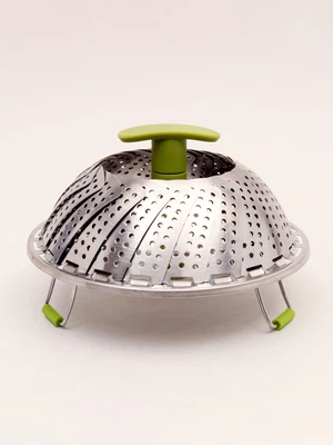 손잡이 스텐 찜기 28cm