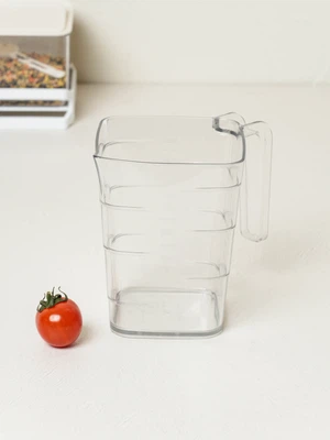 사각 투명 계량컵 600ml